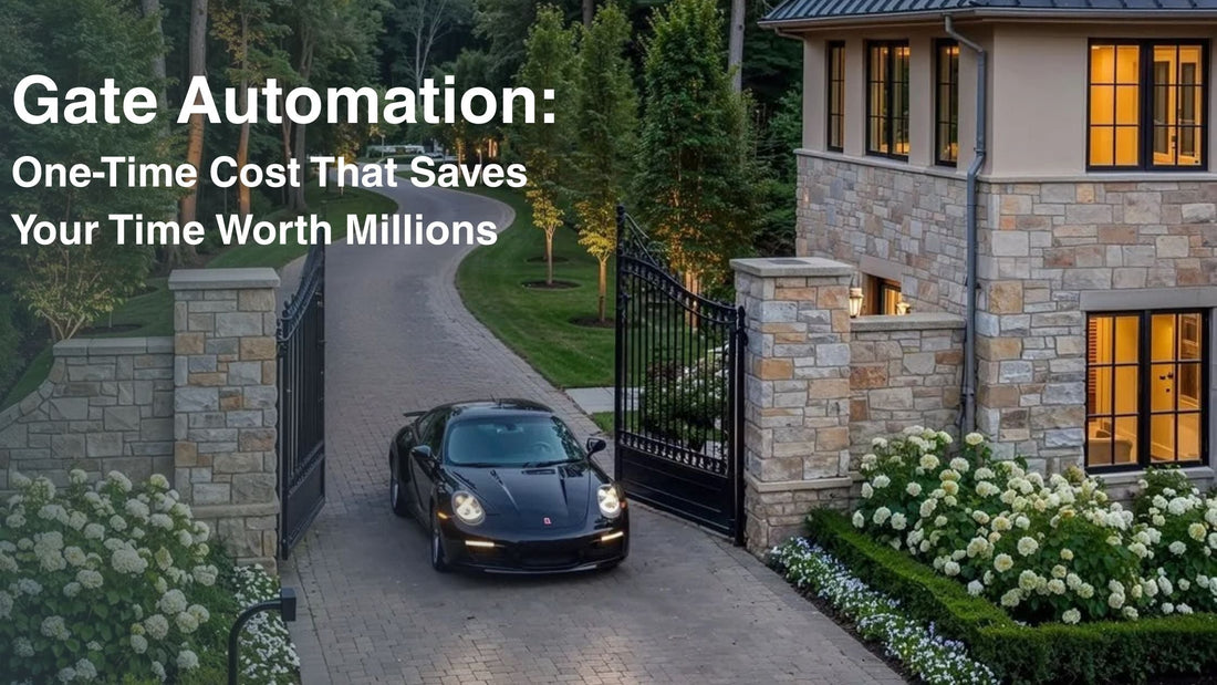 Ornate Steelworks Blog Post: Gate Automation: One-Time Cost That Saves Your Time Worth Millions