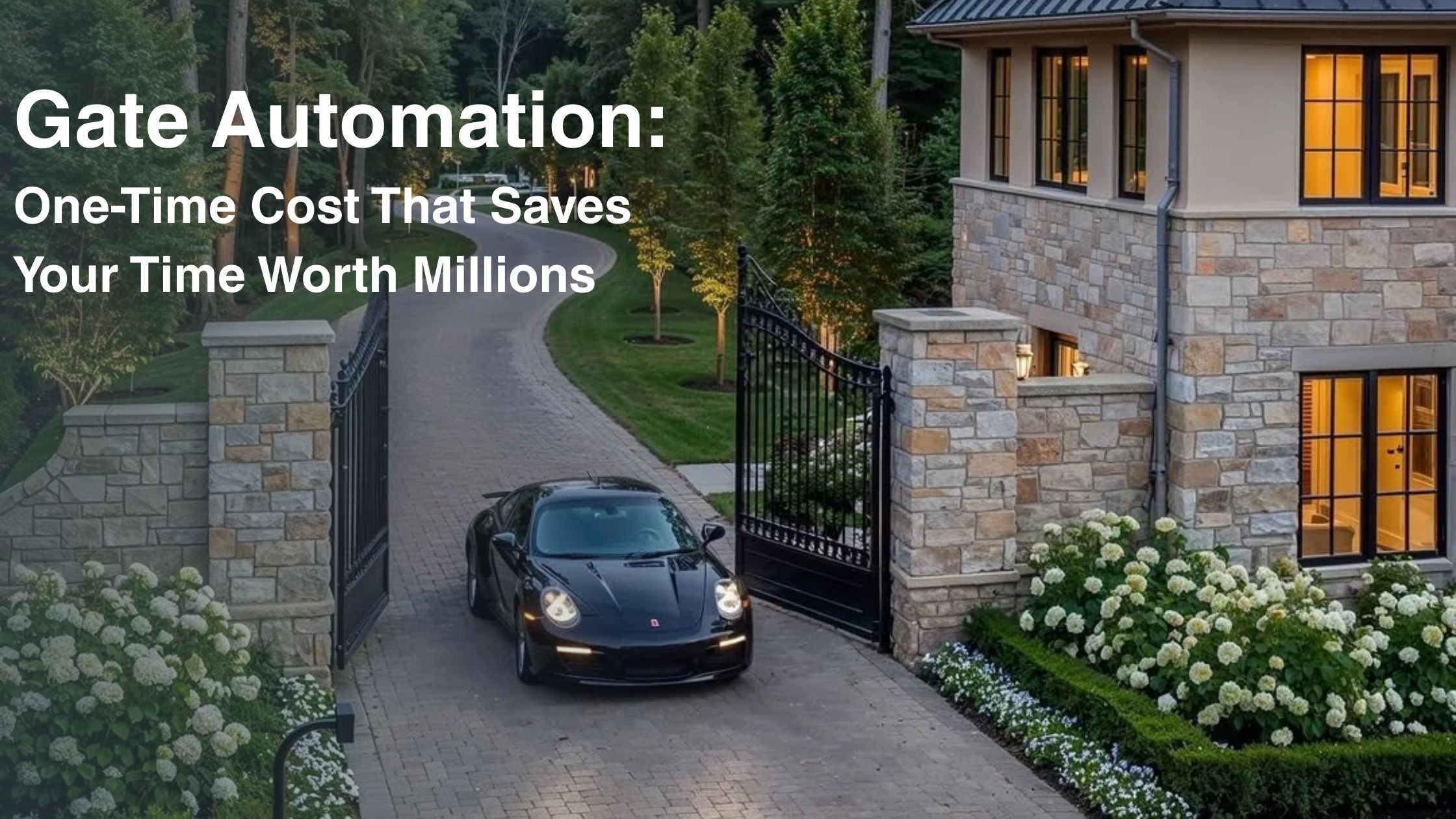 Ornate Steelworks Blog Post: Gate Automation: One-Time Cost That Saves Your Time Worth Millions
