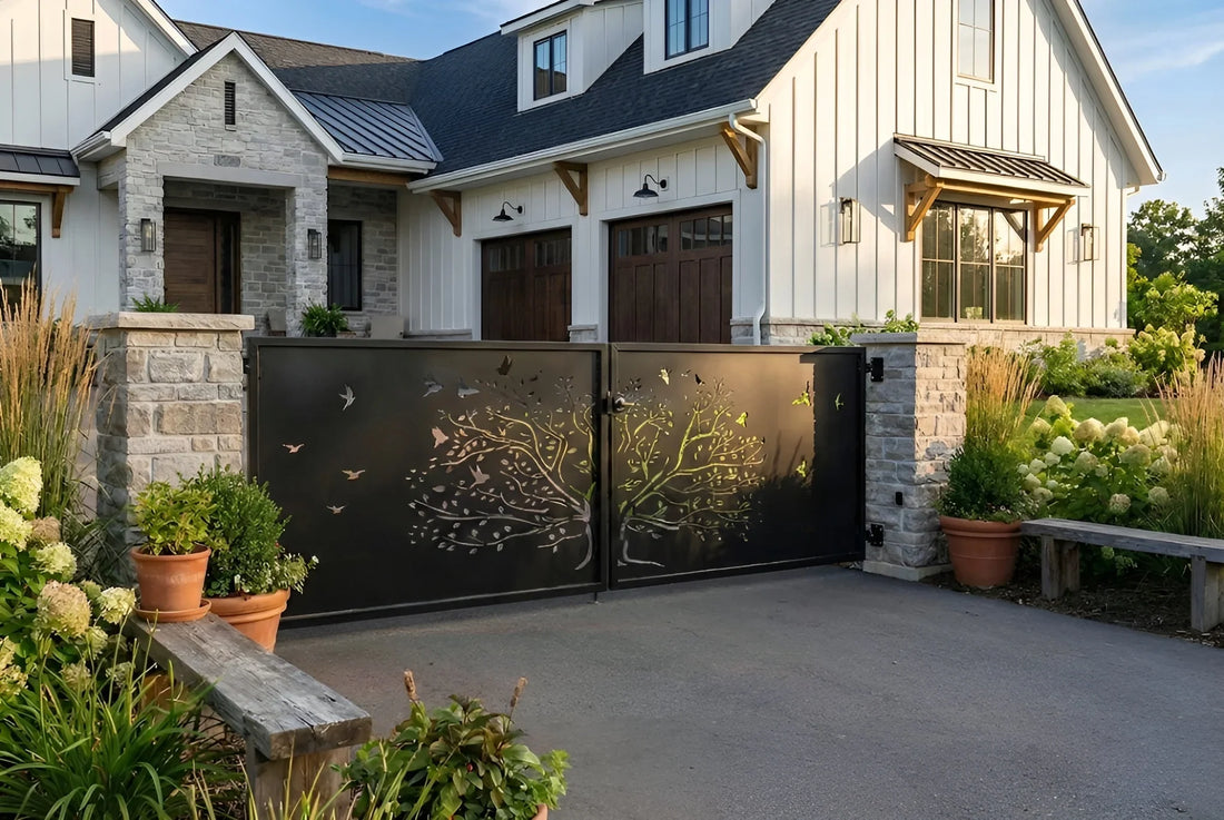 What's the Best Driveway Gate for My Home? Styles, Costs & Materials