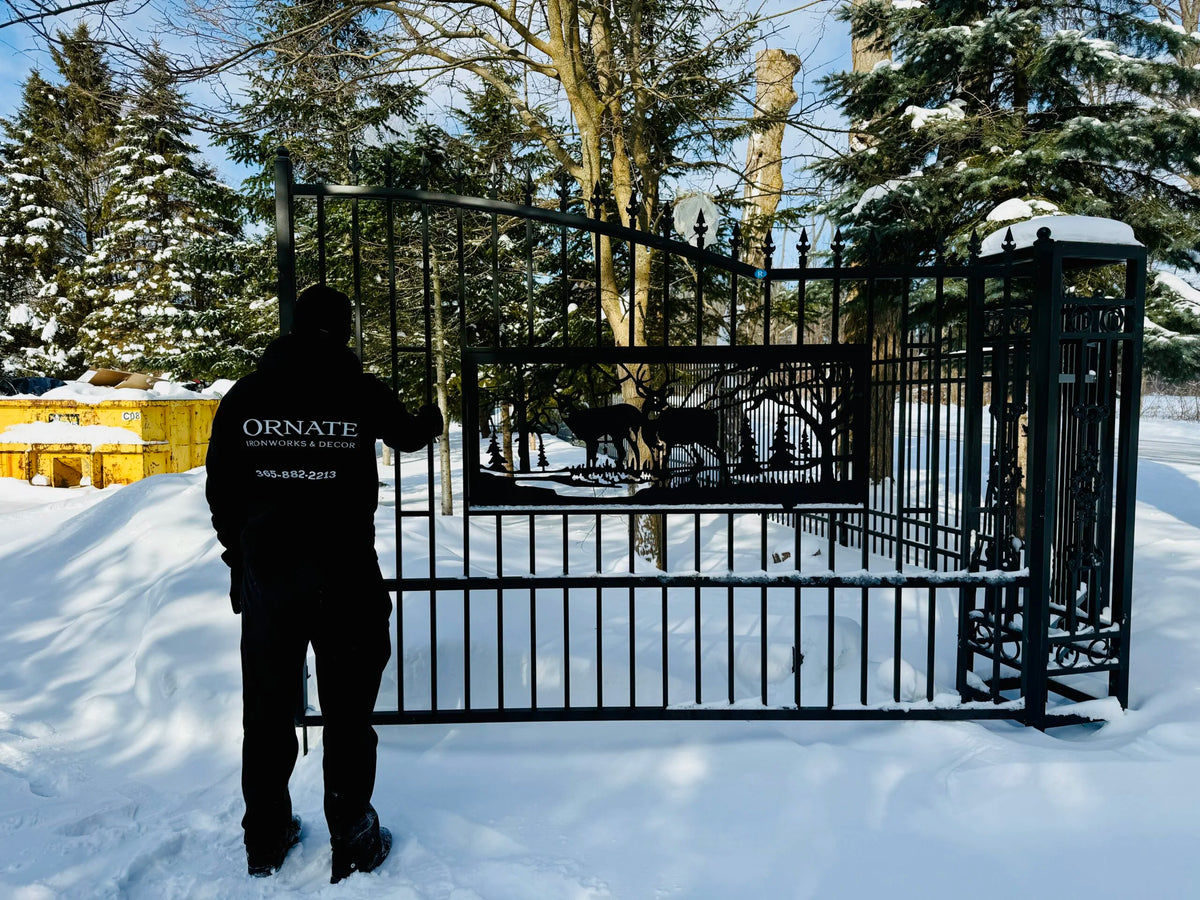Gate & Custom Steel Pillar